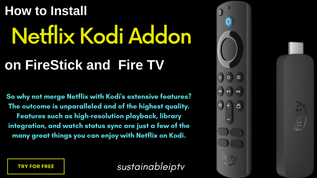 Install Netflix Kodi Addon on FireStick 