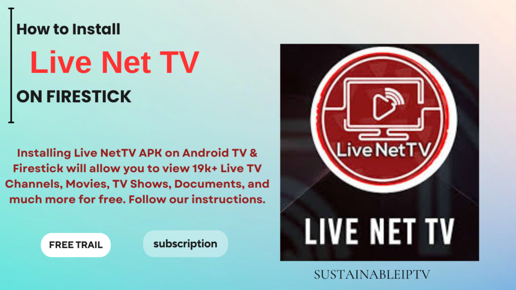 How to Install Live Net TV